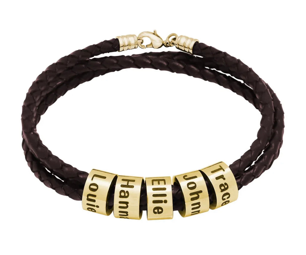 Men’s Personalized Bead Bracelet