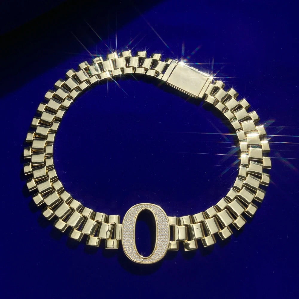 Initial Link Necklace